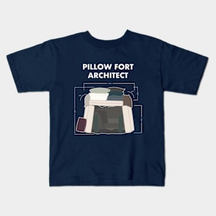 Pillow Fort Architect Kids T-Shirt